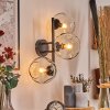 Ripoll Wandleuchte Glas 15 cm Klar, 3-flammig