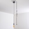 Vintage Lemone Hängeleuchte Silber, 1-flammig