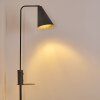 Terwispel  Stehleuchte Anthrazit, Grau, Schwarz, 1-flammig