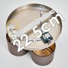 Alsen Deckenleuchte Nickel-Matt, 3-flammig