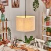 Bassagoda Hängeleuchte 40 cm beige, Weiß, 1-flammig