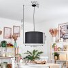 Soungou Hängeleuchte 50 cm Schwarz, Weiß, 1-flammig