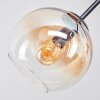 Koyoto Deckenleuchte Glas 15 cm Bernsteinfarben, Klar, Rauchfarben, 3-flammig