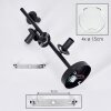 Koyoto Deckenleuchte Glas 15 cm Klar, 4-flammig