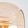 Koyoto Deckenleuchte Glas 15 cm Bernsteinfarben, 4-flammig