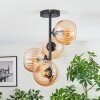Koyoto Deckenleuchte Glas 15 cm Bernsteinfarben, 4-flammig