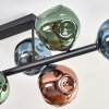 Ripoll Deckenleuchte Glas 15 cm Blau, Grün, Kupferfarben, 8-flammig