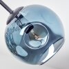 Ripoll Deckenleuchte Glas 15 cm Blau, Grün, Kupferfarben, 7-flammig