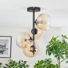 Koyoto Deckenleuchte Glas 15 cm Bernsteinfarben, Klar, 4-flammig