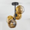 Ripoll Deckenleuchte Glas 15 cm Gold, Klar, 4-flammig