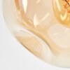Ripoll Deckenleuchte Glas 15 cm Bernsteinfarben, Klar, Rauchfarben, 3-flammig