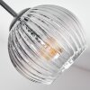 Koyoto Deckenleuchte Glas 15 cm Klar, Rauchfarben, 7-flammig