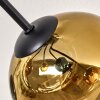 Ripoll Deckenleuchte Glas 15 cm Blau, Gold, Kupferfarben, 6-flammig