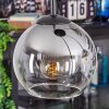 Koyoto Hängeleuchte Glas 15 cm Klar, Rauchfarben, 4-flammig
