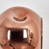 Ripoll Wandleuchte Glas 15 cm Kupferfarben, 3-flammig