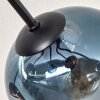 Ripoll Deckenleuchte Glas 15 cm Blau, Grün, Kupferfarben, 6-flammig