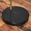 Soungou Stehleuchte 38 cm Messing, Schwarz, 1-flammig
