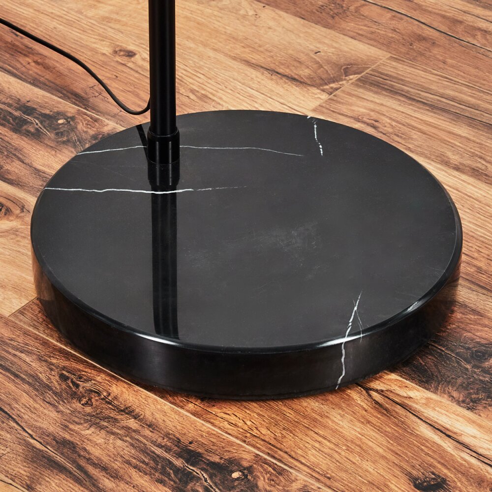 Soungou Stehleuchte 38 cm Schwarz, 1-flammig