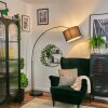Soungou Stehleuchte 38 cm Schwarz, 1-flammig