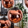 Gastor Hängeleuchte Glas 20 cm Kupferfarben, 6-flammig