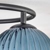 Koyoto Deckenleuchte Glas 15 cm Blau, Grün, Kupferfarben, 3-flammig