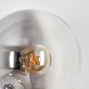 Gastor Wandleuchte Glas 15 cm Klar, Rauchfarben, 3-flammig