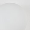 Gastor Wandleuchte Glas 15 cm Weiß, 3-flammig