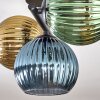 Koyoto Deckenleuchte Glas 15 cm Blau, Gold, Grün, 3-flammig