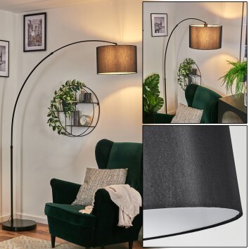 Soungou Stehleuchte 38 cm Schwarz, 1-flammig