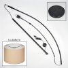 Soungou Stehleuchte 38 cm Schwarz, 1-flammig