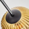 Ripoll Deckenleuchte Glas 15 cm Gold, Klar, Kupferfarben, Rauchfarben, 7-flammig