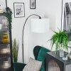 Bassagoda Stehleuchte 40 cm Chrom, Schwarz, 1-flammig