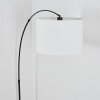 Bassagoda Stehleuchte 40 cm Chrom, Schwarz, 1-flammig