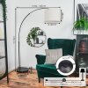 Bassagoda Stehleuchte 40 cm Chrom, Schwarz, 1-flammig