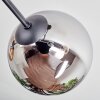 Koyoto Deckenleuchte Glas 15 cm Bernsteinfarben, Chrom, Rauchfarben, 6-flammig