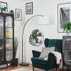 Soungou Stehleuchte 38 cm Chrom, Schwarz, 1-flammig