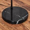 Soungou Stehleuchte 38 cm Chrom, Schwarz, 1-flammig