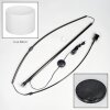 Soungou Stehleuchte 38 cm Chrom, Schwarz, 1-flammig
