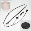 Bassagoda Stehleuchte 40 cm Chrom, Schwarz, 1-flammig