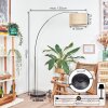 Sabadim Stehleuchte 35 cm Chrom, Schwarz, 1-flammig