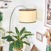 Chellas Stehleuchte 40 cm Chrom, Schwarz, 1-flammig