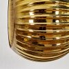 Koyoto Wandleuchte Glas 15 cm Blau, Gold, Grün, 3-flammig