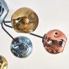 Ripoll Deckenleuchte Glas 15 cm Blau, Gold, Kupferfarben, 8-flammig