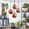 Ripoll Hängeleuchte Glas 20 cm Kupferfarben, 4-flammig