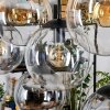 Gastor Hängeleuchte Glas 25 cm Bernsteinfarben, Klar, Rauchfarben, 8-flammig