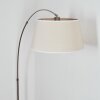Bassagoda Stehleuchte 45 cm Nickel-Matt, Schwarz, 1-flammig
