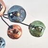 Ripoll Deckenleuchte Glas 15 cm Blau, Grün, Kupferfarben, 8-flammig