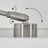 Bassagoda Stehleuchte 40 cm Nickel-Matt, Schwarz, 1-flammig