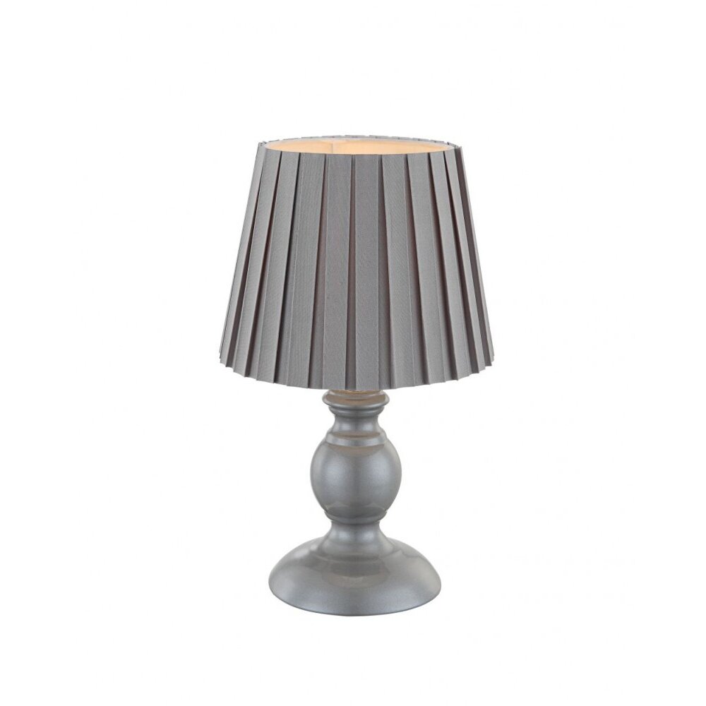 Globo METALIC Tischleuchte Grau, 1-flammig main product photo