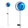 Loano Solarleuchte LED Blau, Silber, 1-flammig